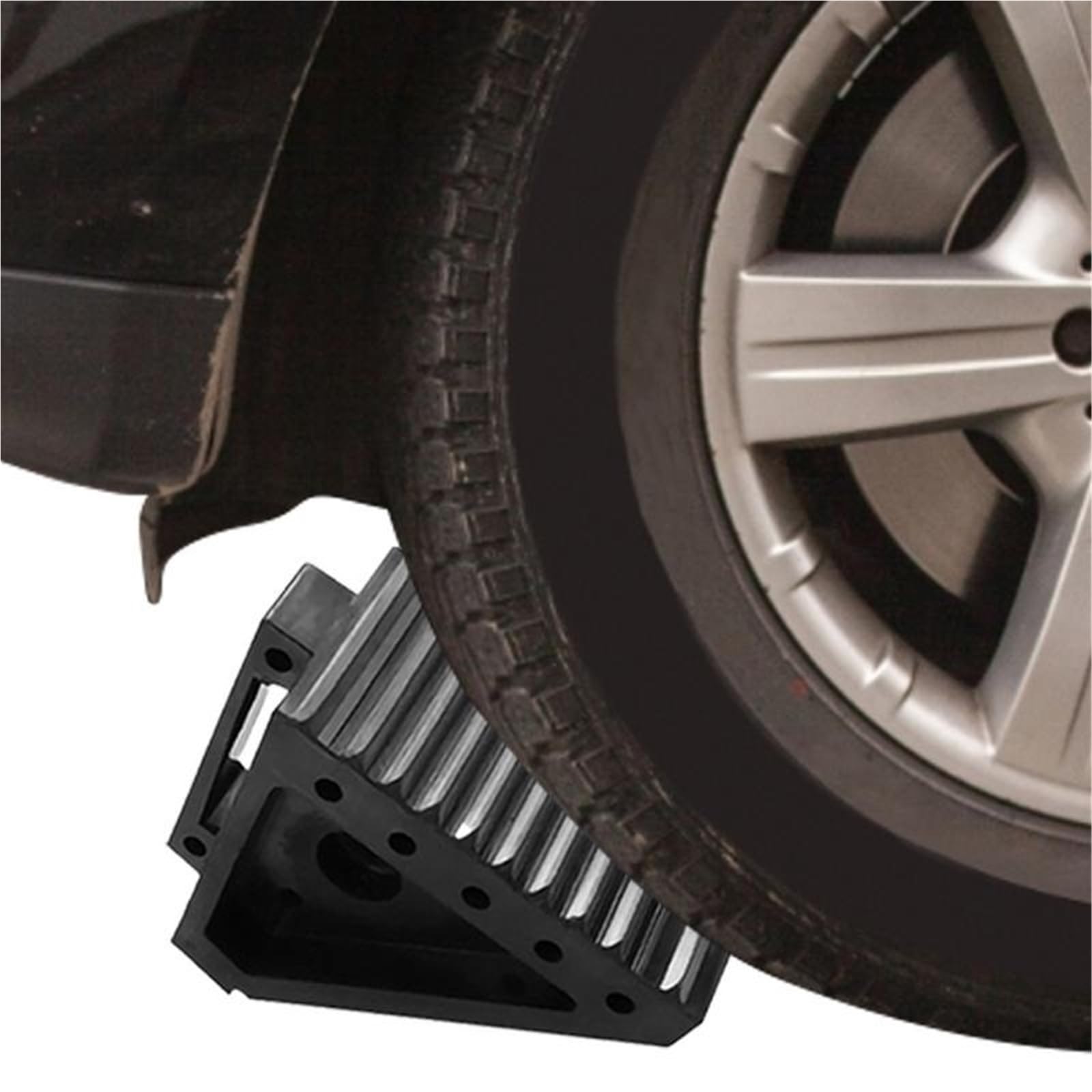 Wohnmobil Radkeile 1 Stück RV-Unterlegkeil, Hochleistungs-Unterlegkeil mit Rutschfester Unterseite, Reifenstopper Griff for Autos, LKWs, Motorräder(17x15x10)