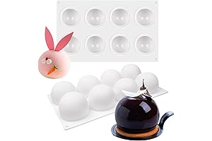 Sphere Entremet Molds Silicone, 3D Ball Mousse Cake Baking Molds