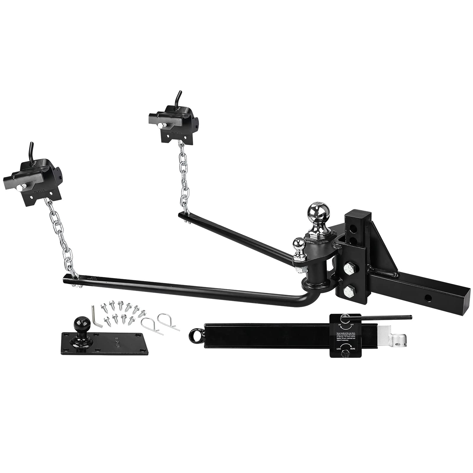 1000lbs Capacity Weight Distribution Hitch, Anti-Sway Trailer - View #4