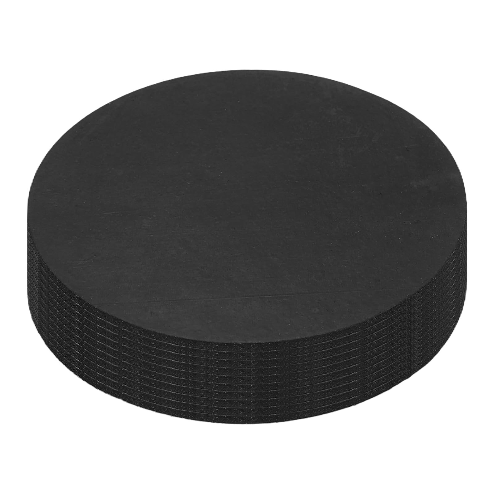 sourcing map 10Pcs Non Slip Furniture Pads, 65x1.7mm Self Adhesive Round Rubber Furniture Grippers, Floor Protector for Chair Table Legs, Hardwood Floors and Home Appliances, Black — image 1