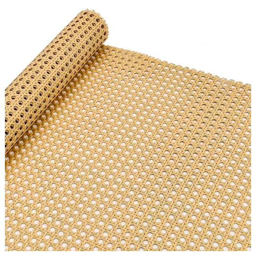 Handwoven Synthetic Plastic Rattan Webbing Roll