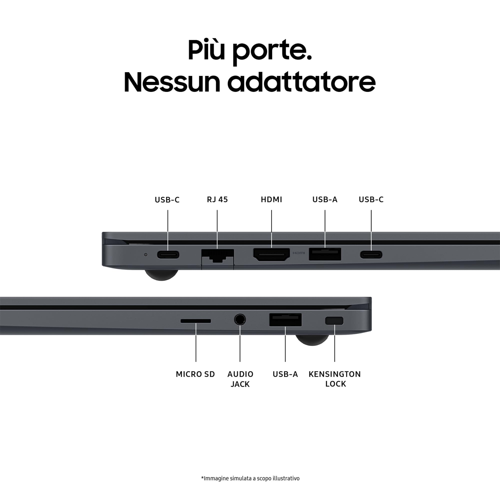 SAMSUNG Galaxy Book4, 3 anni di garanzia, Processore Intel Core 3, 8GB RAM, 512GB, Laptop 15.6" FHD LED Display, Windows 11 Home, Gray [Versione Italiana]