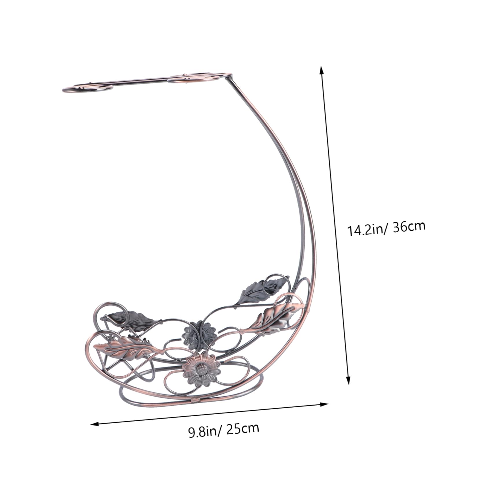 OFFSCH 1PC Art Red Wine Rack Delicate Goblet Holder for Home Decor Sturdy Wine Cabinet Organizer Chic Design for Parties and Events