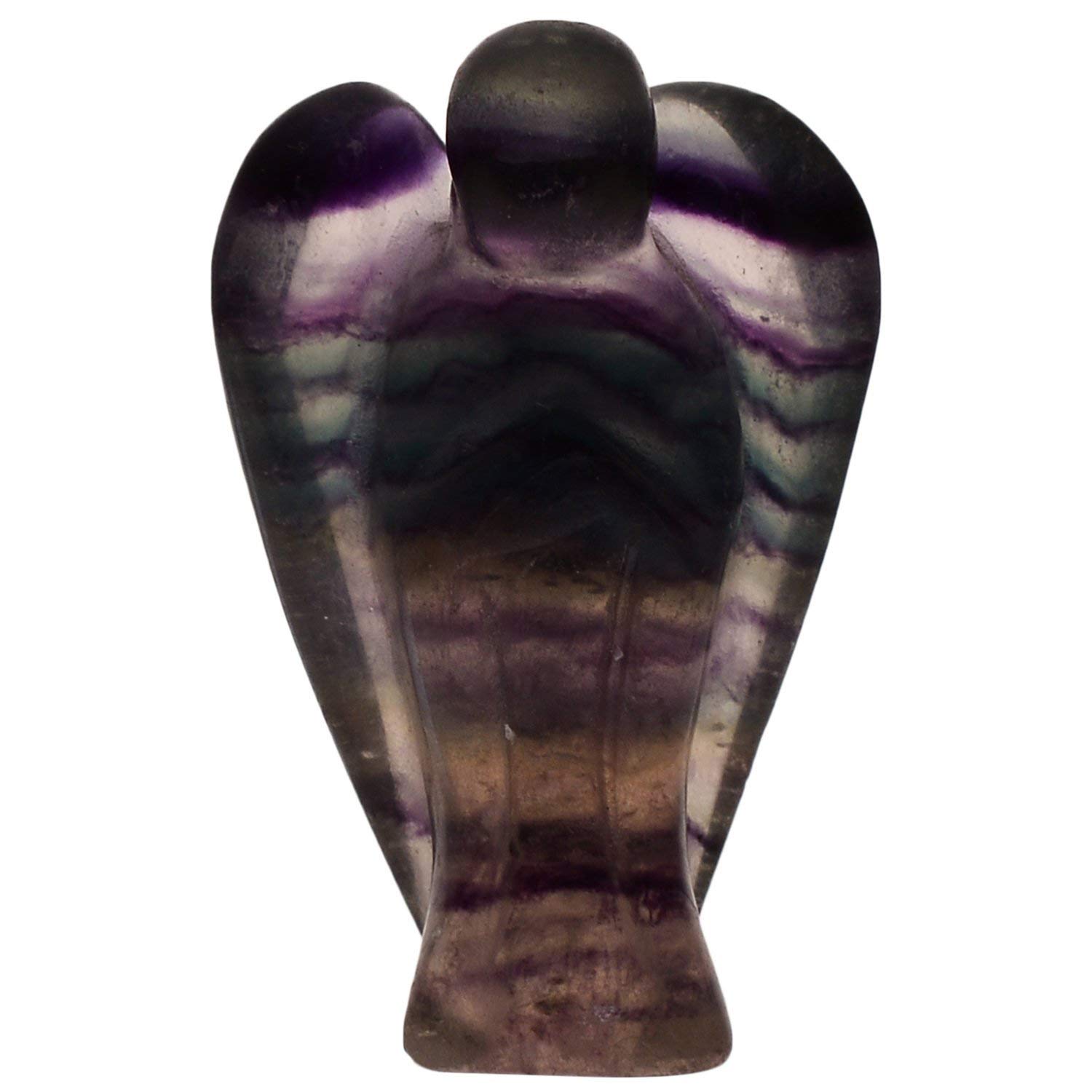 PINKCITY CREATION ? Multi Floride Natural Stone Angel for Physical, Emotional & Spiritual Imbalance (1 INCH)