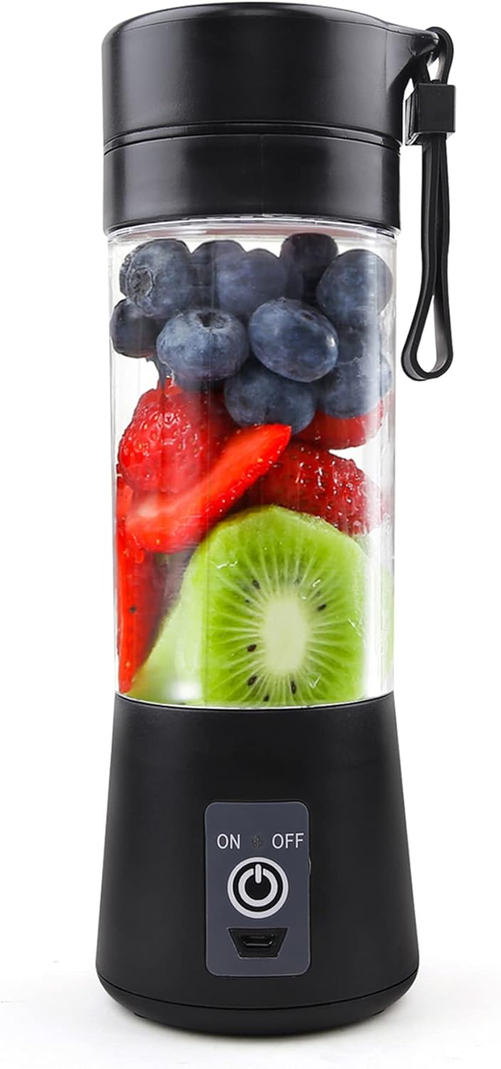 Tragbarer Mixer 700ml - USB-ladbarer Smoothie Maker Für Unterwegs Mit 4 Stufen & Digitaldisplay