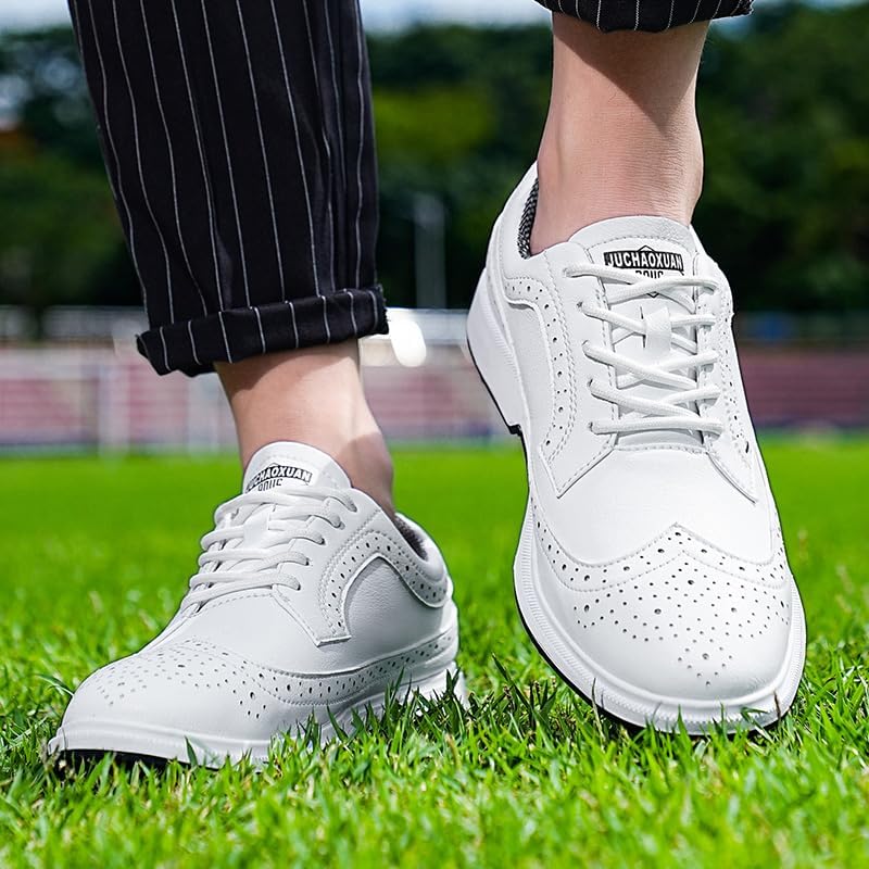 Men's & Women's Golf Shoes Lightweight Waterproof Spikeless Golf Footwear with Non-Slip Outsole for All-Day Comfort - Image 2
