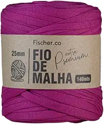 Fio de Malha Extra Premium Fischer 25mm x Rolo com 140m - 82 FUCSIA