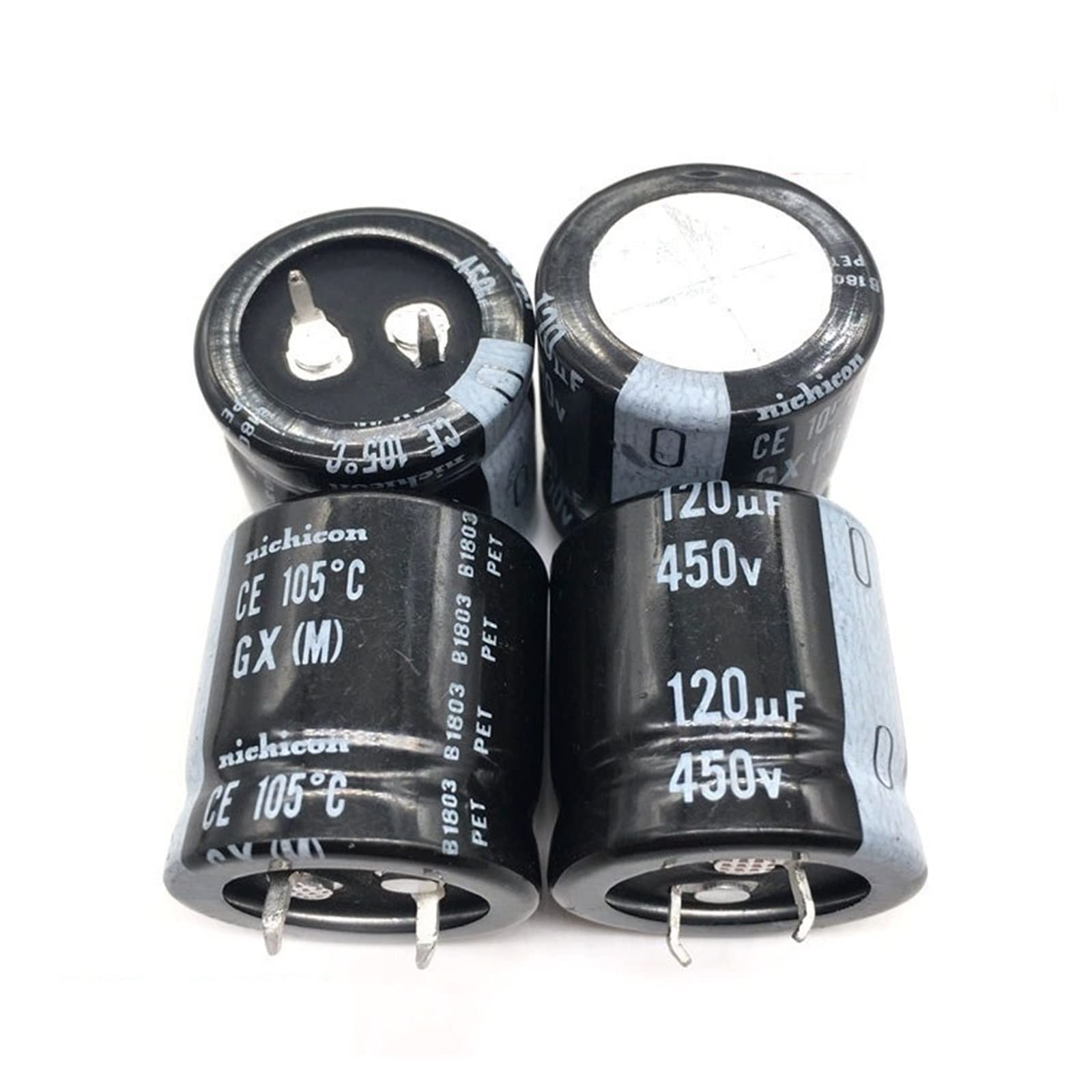 Condensateur 120uF 450V snap-in longue durée pour réparation électronique