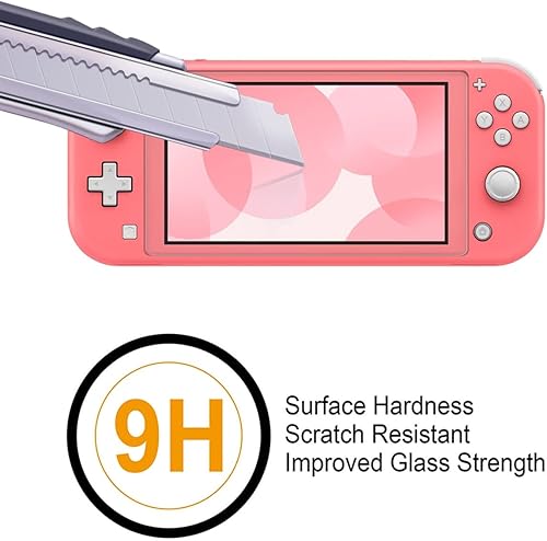 Miniatura 4 de Supershieldz Protector de pantalla de vidrio templado diseñado para Nintendo (Switch Lite), antiarañazos, sin burbujas