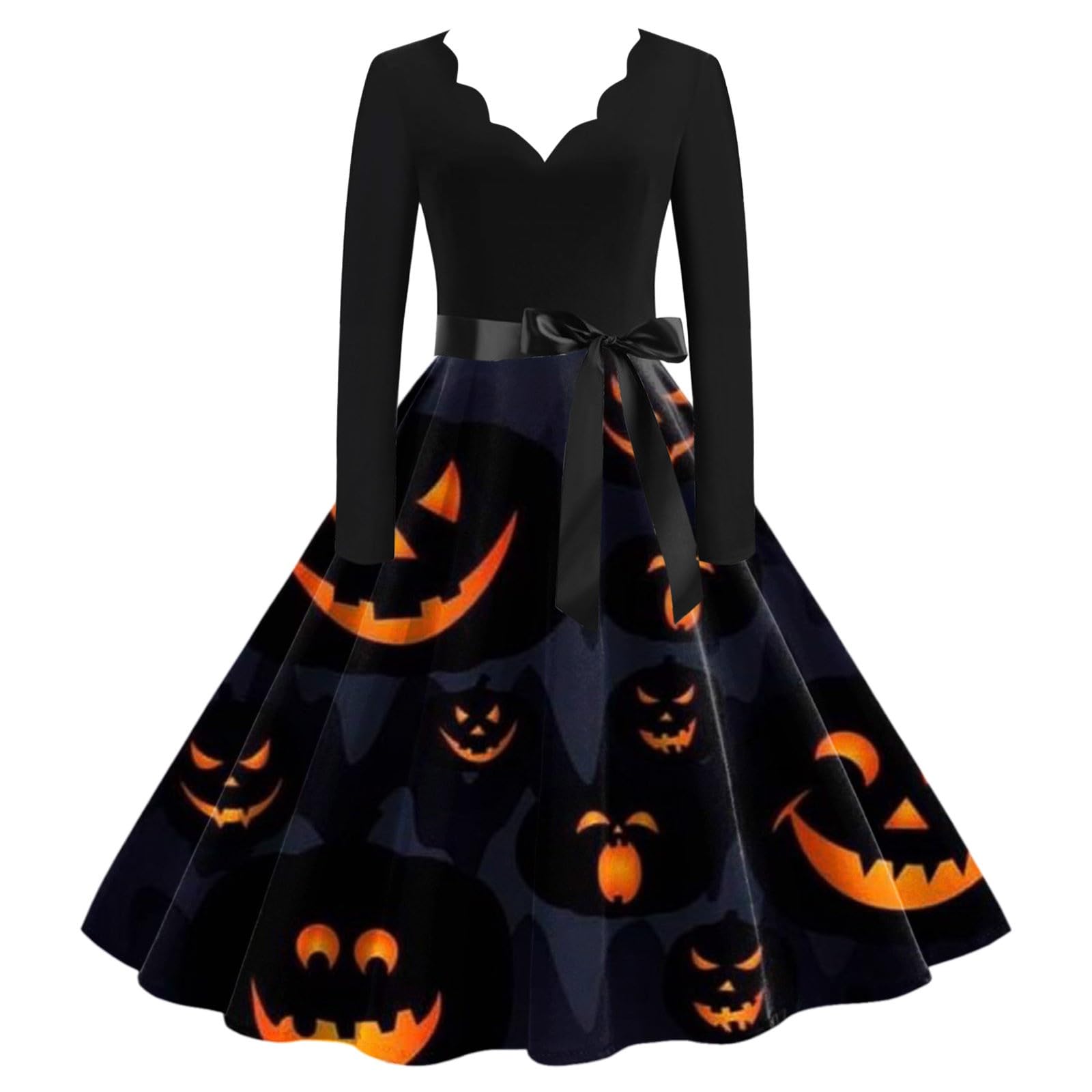 Halloween Costumes Adult Women Dresses for Women UK Plus Size Vintage Skirt Gothic Dress Medieval Costume Evening Party Prom Cocktail Swing Glad Rags Elegant A-line Costumes