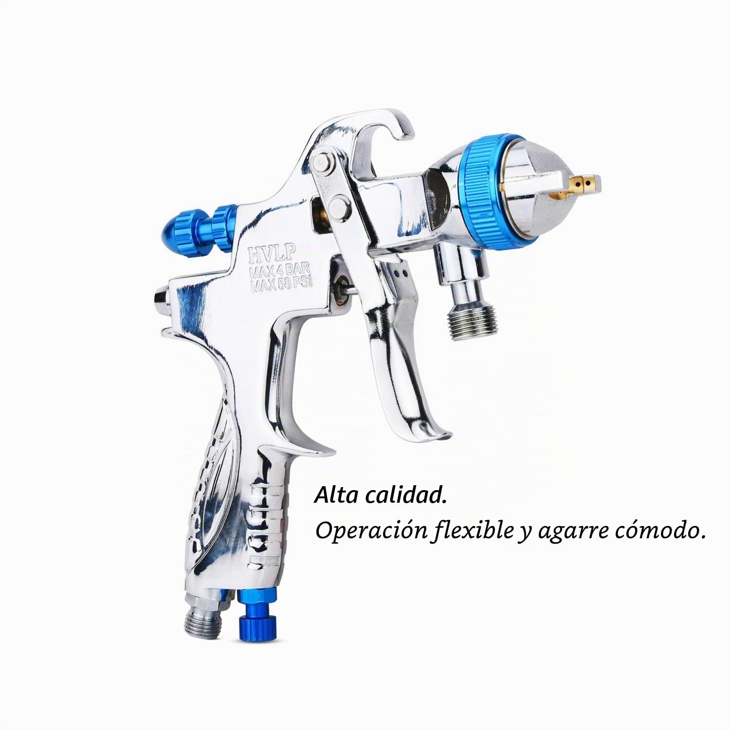 Pistola de Pintura de Aire comprimido de 1,7 mm, Pistola de pulverización Profesional HVLP para automóvil, hogar y Muebles