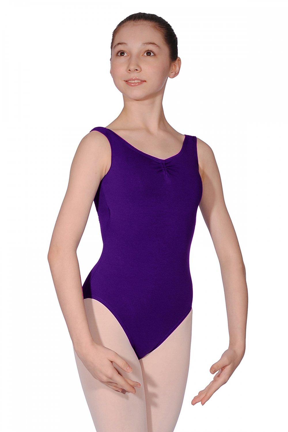 Roch Valley Natasha Ladies' Cotton Sleeveless Leotard M Violet
