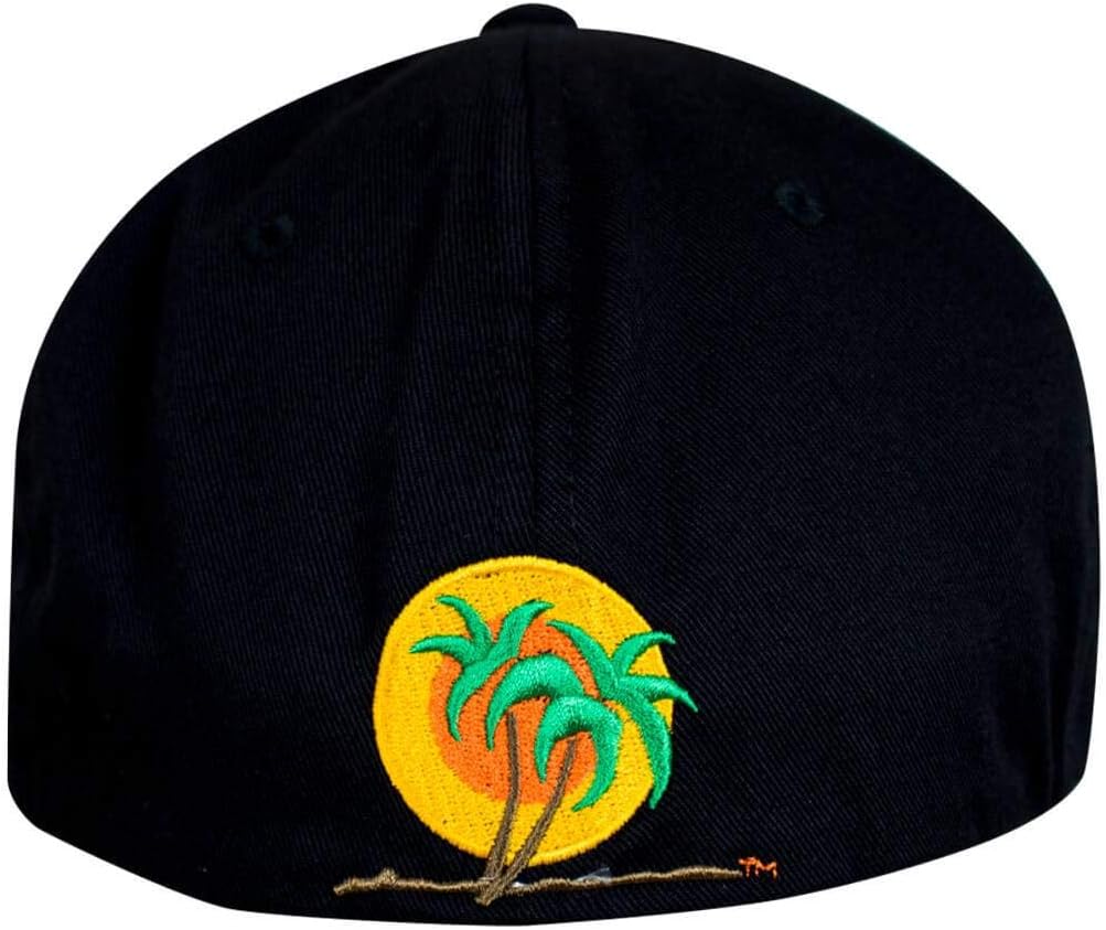 "Classic Fitted Premium Black Baseball Cap with Embroidered Logo (Small) | Structured | Unisex Lifestyle Hat