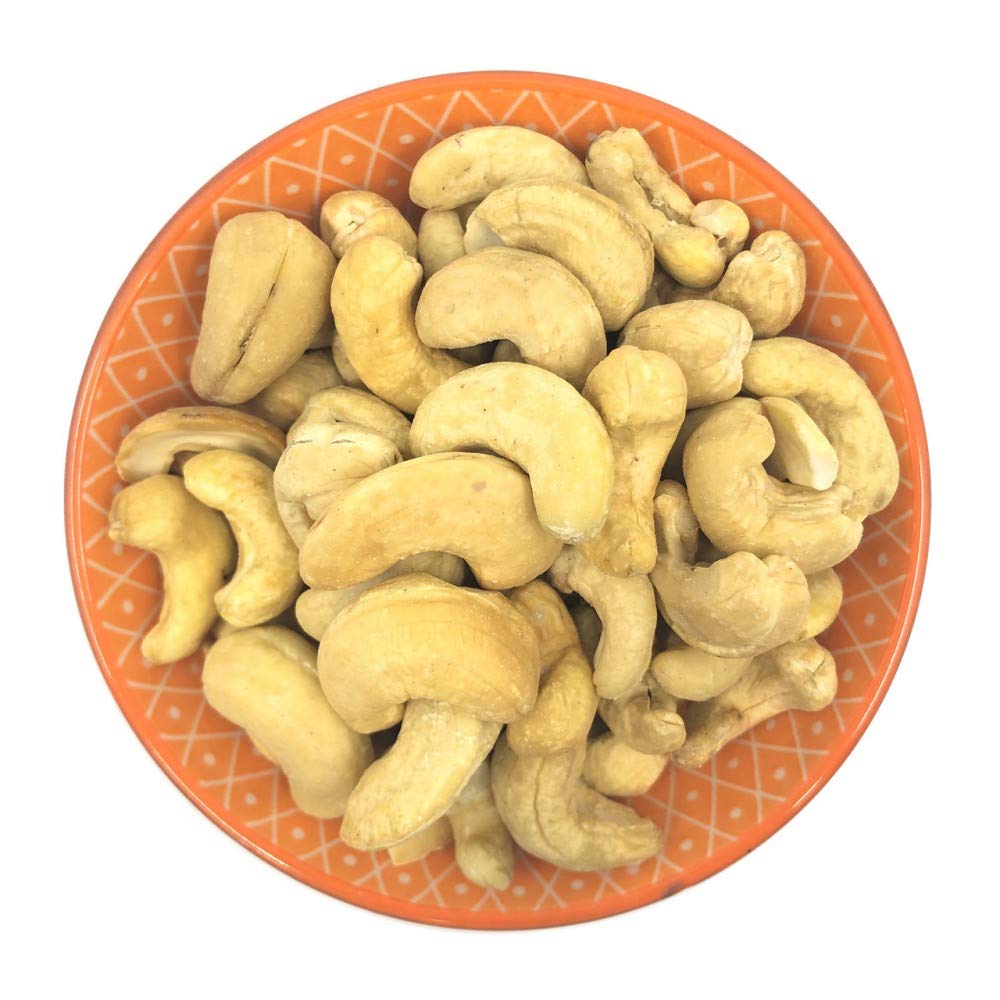 Anacardi Tostati non Salati interi 400 g, Tostati, non salati, senza conservanti. Anacardi senza sale qualità Extra. Frutta secca di primissima scelta. Italia Spezie