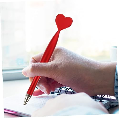 Miniatura 3 de OHPHCALL 48 bolígrafos con forma de corazón, bolígrafos de mensaje, suministros de oficina, bolígrafo de escritura, accesorios para el hogar,