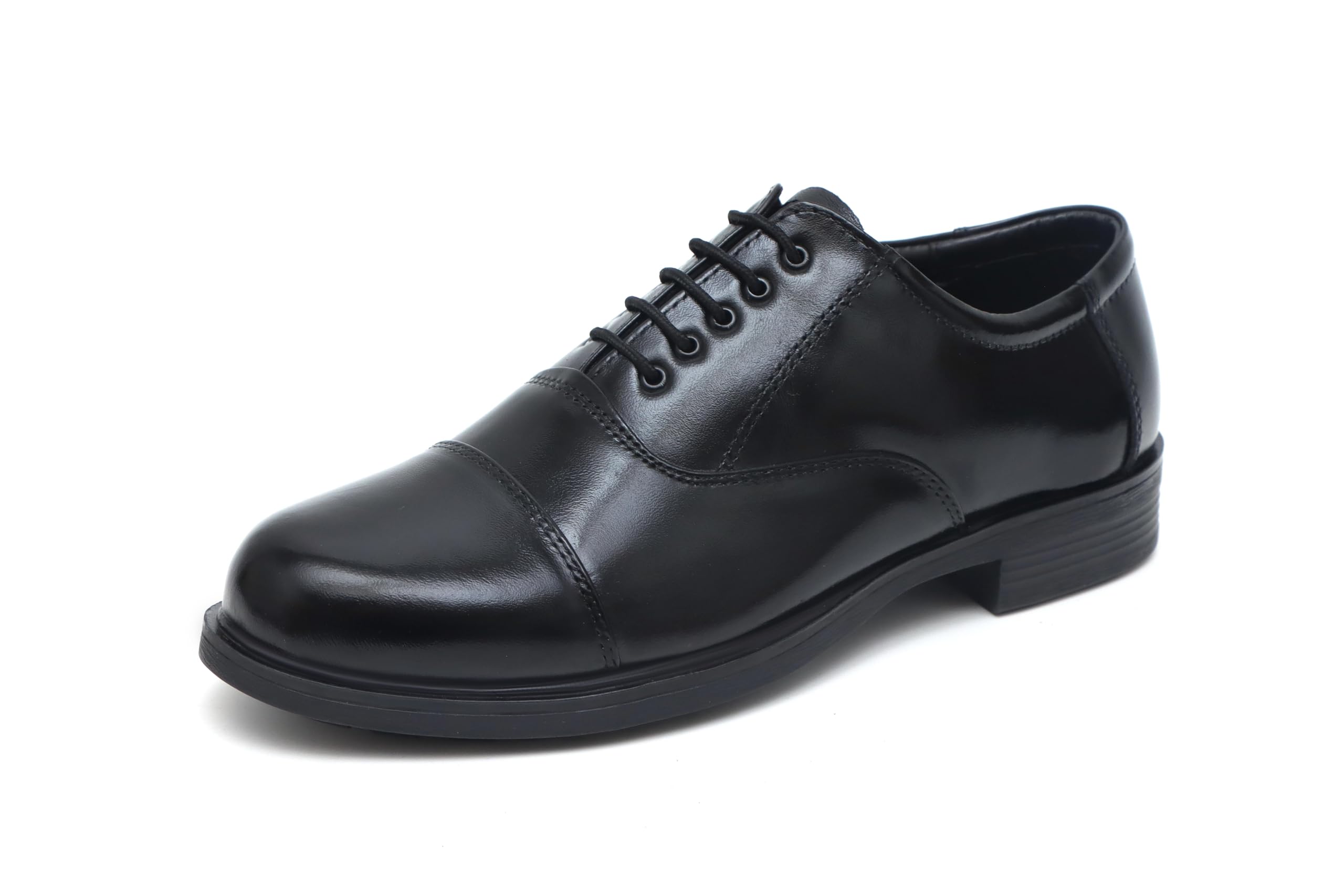 ARAMISH Black Genuine Leather Cushioned Lace Up Police Formal Shoes for Men - 11 UK (B0CW69BQ1C) Amazon Price History, Amazon Price Tracker