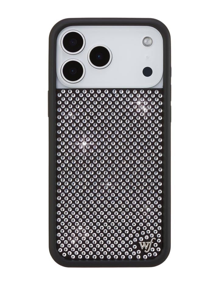 Image of Wildflower Cases - iPhone 17 Pro Max Compatible - Rhinestones | White