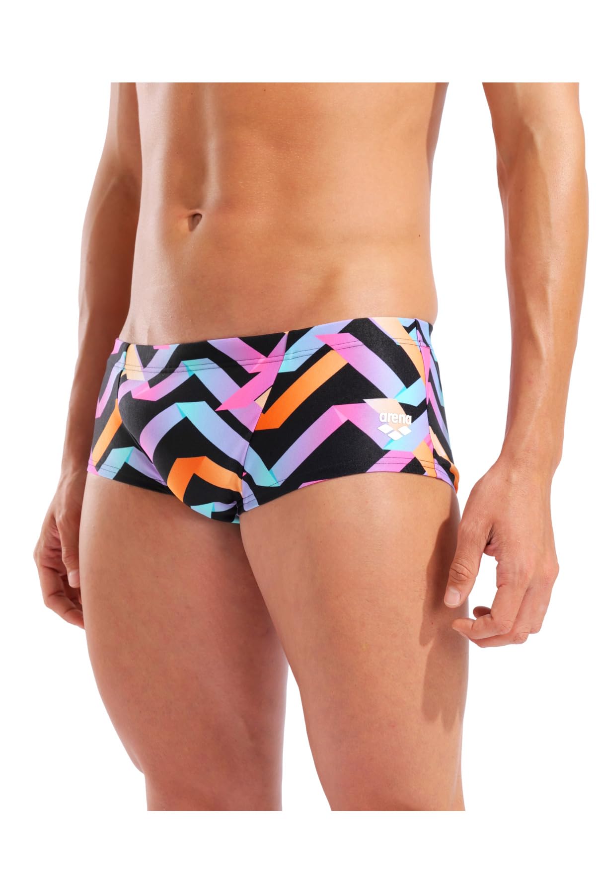 ARENA Costume Uomo Alto Trunk Low Waist Nuoto Piscina Swim Fantasia Taglia 42 ITA
