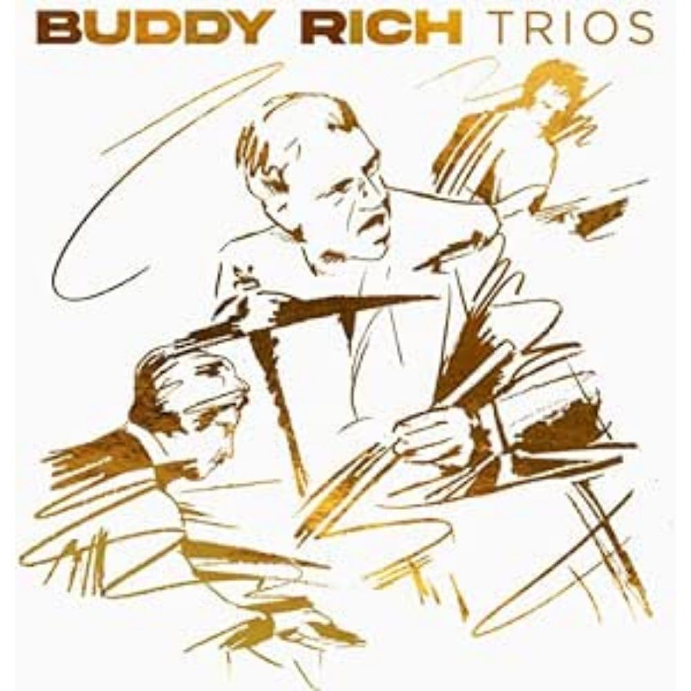 Buddy Rich - Trios CD 2023 Album Lightyear Virgin Rare Very Good Condition