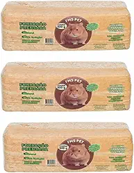 3 Serragem Forração Maravalha Prensada Para Hamster Roedores Aves e Composteiras