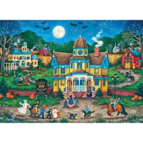 MasterPieces Rompecabezas de Halloween de 1000 piezas - The Tag Along - 19.25 x 26.75 pulgadas miniatura 2
