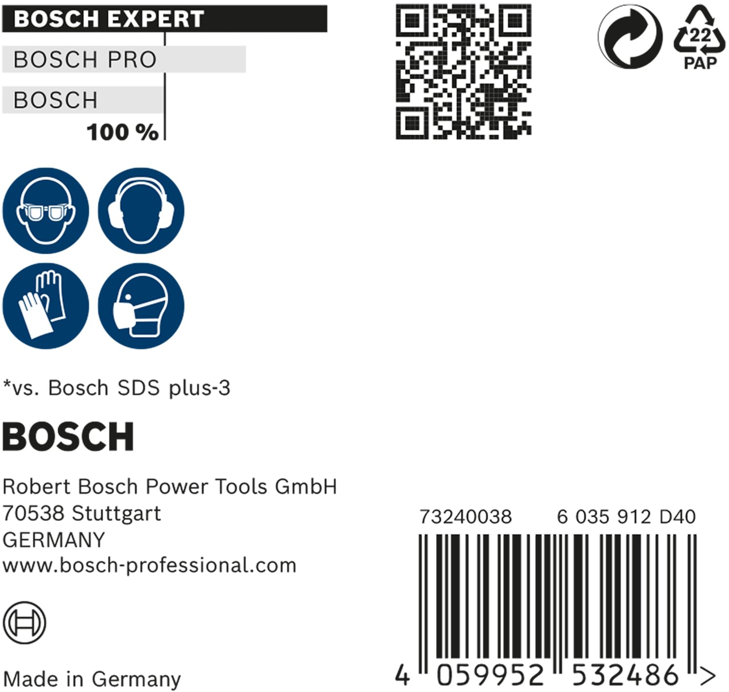 Bosch Professional 10x Brocas para martillo Expert SDS plus-7X (para Hormigón armado, Ø 12.00 x 265 mm, accesorios Martillo perforador rotativo)