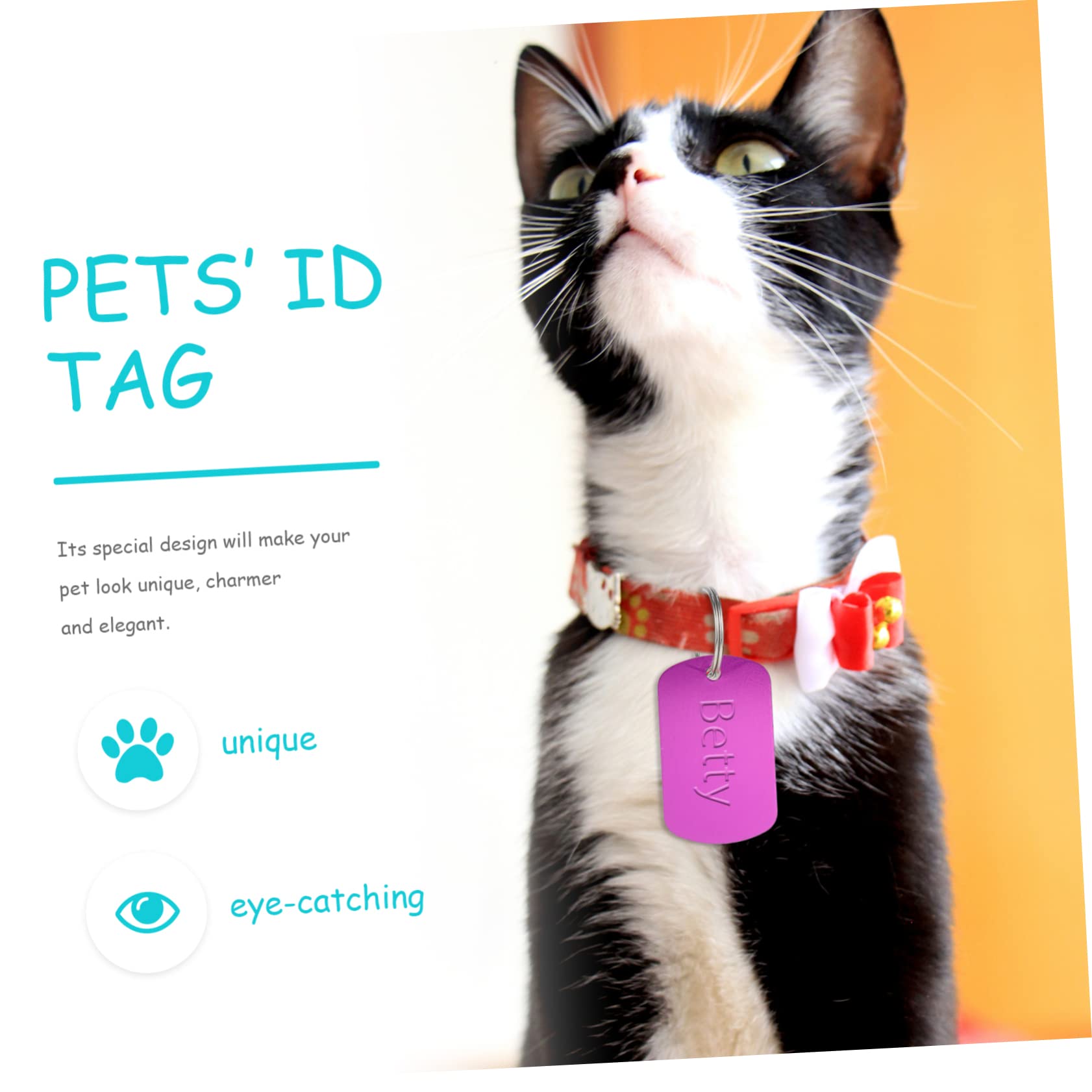 INOOMP 120pièces Étiquettes Vides Alliage pour Animaux Lot de Médailles Personnalisables Colorées Accessoire Pratique Et Élégant pour Chiens Et Autres Animaux De Compagnie