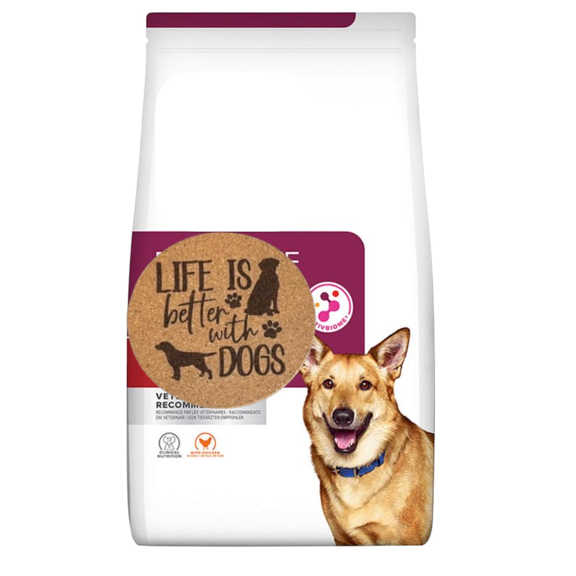 AETN Creations I/D Style Digestive Support Dog Food 1.5kg – Gentle Formula for Adult Dogs with Exclusive Dog Coaster