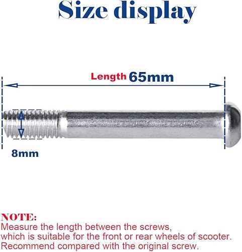 Miniatura 7 de OTFAITP Juego de tornillos de eje de 0.315in x 1.772in, 2.165in, 1.969in, 2.362in, 2.559in, 2.756in, 2.953in, 3.150in