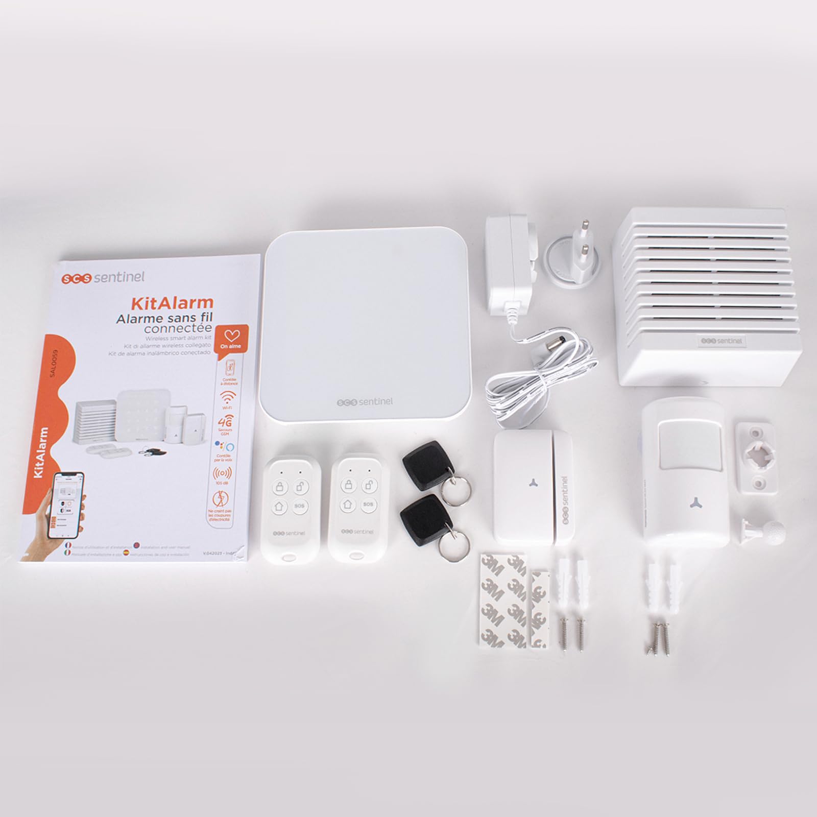 SCS Sentinel - SAL0059 - Kit de Alarma inalámbrica WI -FI y gsm 4G