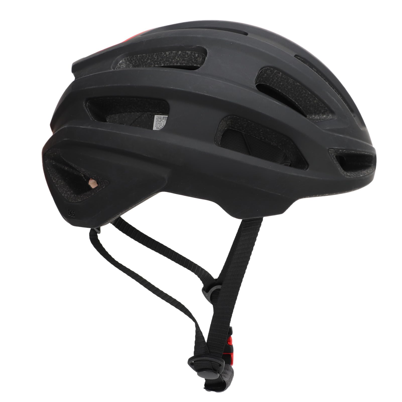 Casque de Vélo, Casque de Vélo avec 21 Aérations 61-65 Cm Réglable Respirant Léger Adultes Casque de Vélo pour Hommes Femmes (Black)
