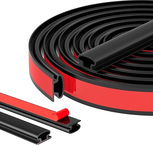 Burlete de sellado de puerta, burlete de goma en forma de D, tira de sellado de puertas autoadhesiva para marco de ventana, aislamiento insonorizado