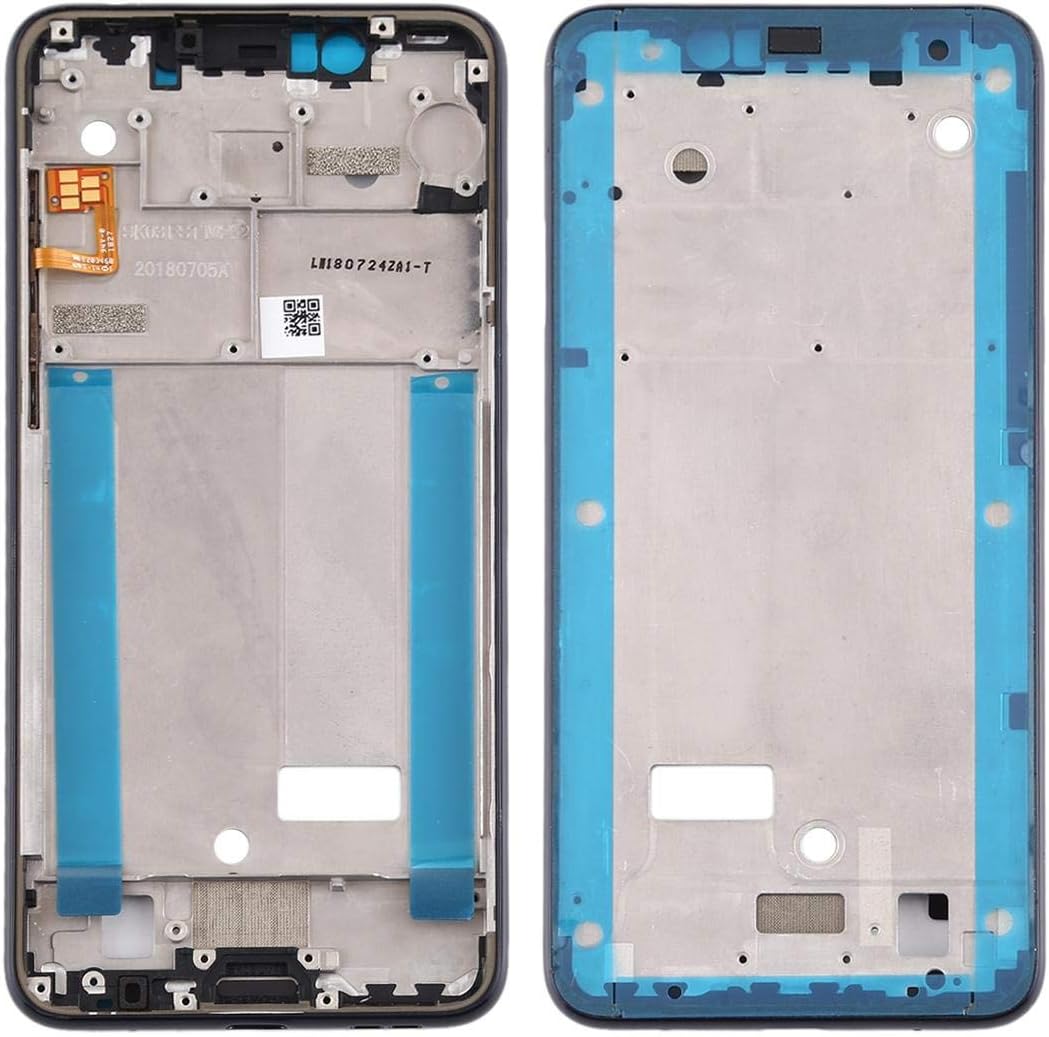 QGTONG-AE Front Housing LCD Frame Bezel Plate for Nokia 5.1 Plus TA-1102 TA-1105 TA-1108 TA-1109 TA-1112 TA-1120 TA-1199