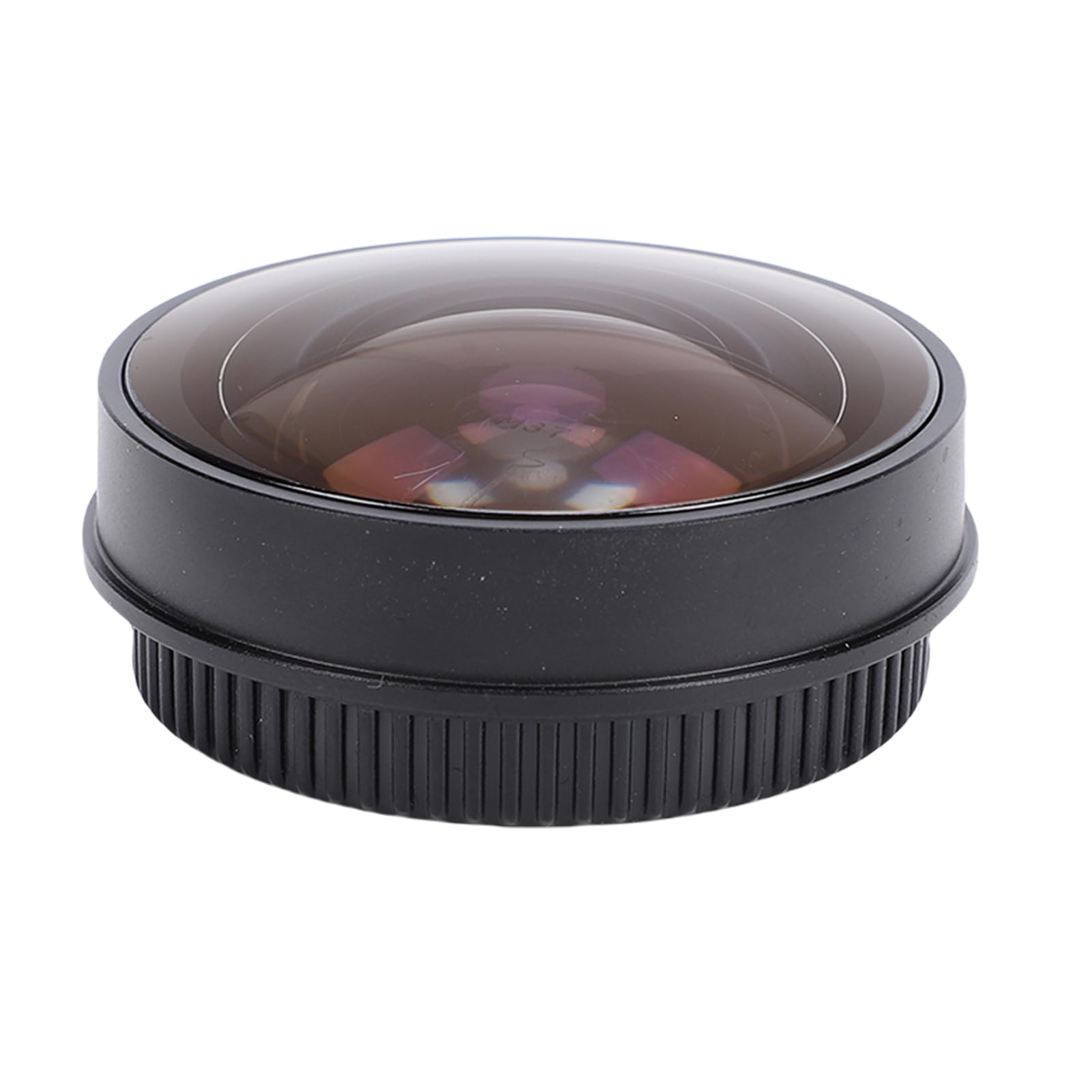 Tbest Obiektyw Typu „rybie oko” ze Stopu Aluminium, Szkło Optyczne, Szeroki Kąt 0,2 X 37 Mm