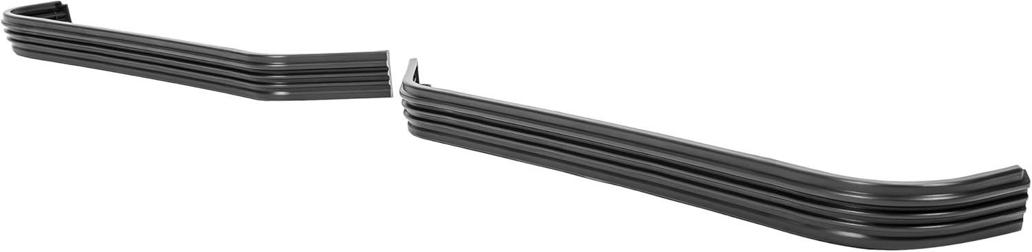 KUAFU Rear Bumper Molding Compatible with 1988-2000 Chevy Chevrolet & GMC C/K C1500 C2500 C3500 K1500 K2500 K3500 Tahoe Blazer Yukon Fleetside/Styleside Light Duty GM1158327 GM1159327 Bumper Trim Pair