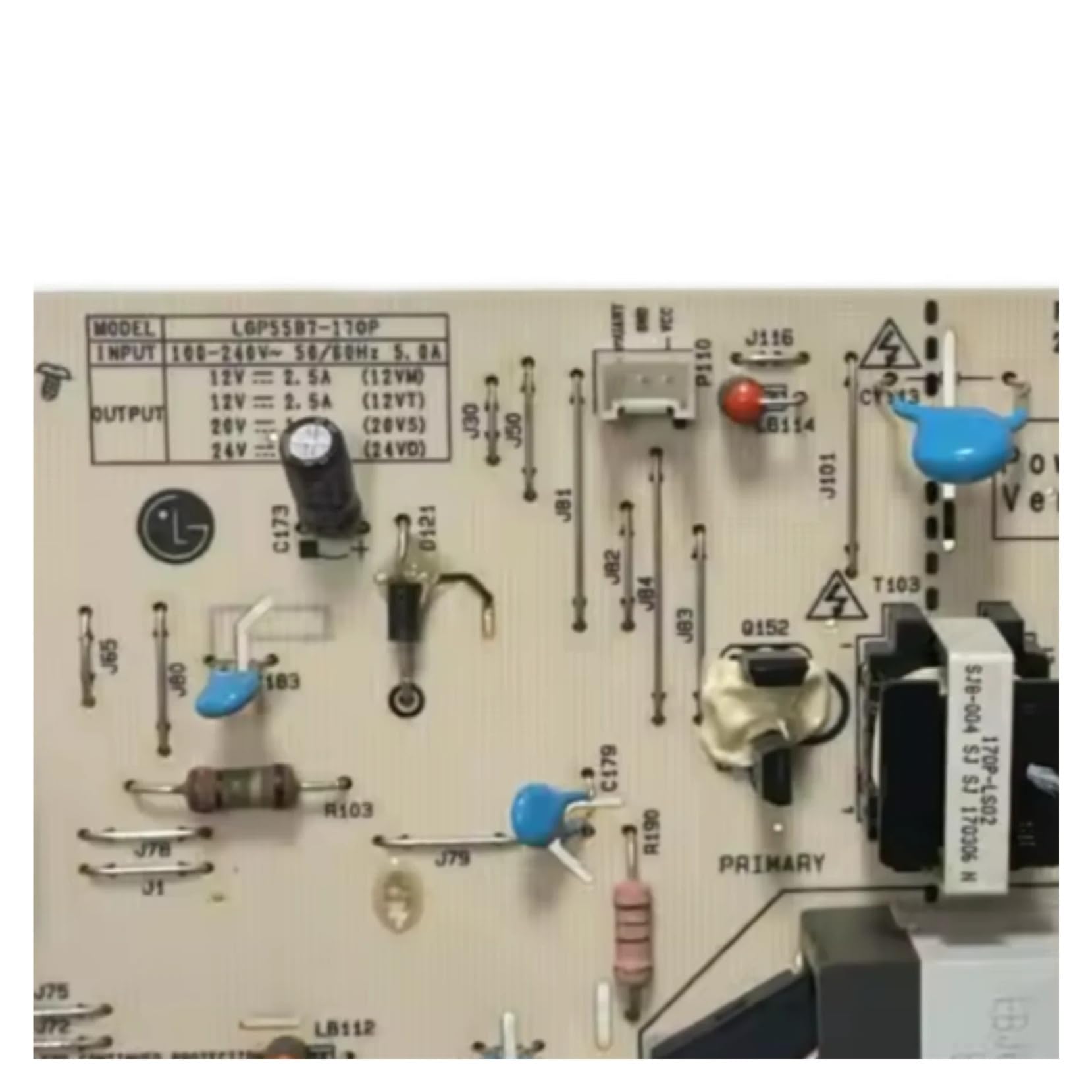 Scheda di alimentazione TV sostitutiva, EAX67218501 EAY64510701, for LGP55B7-170P, OLED55B7P-C OLED55B7Y