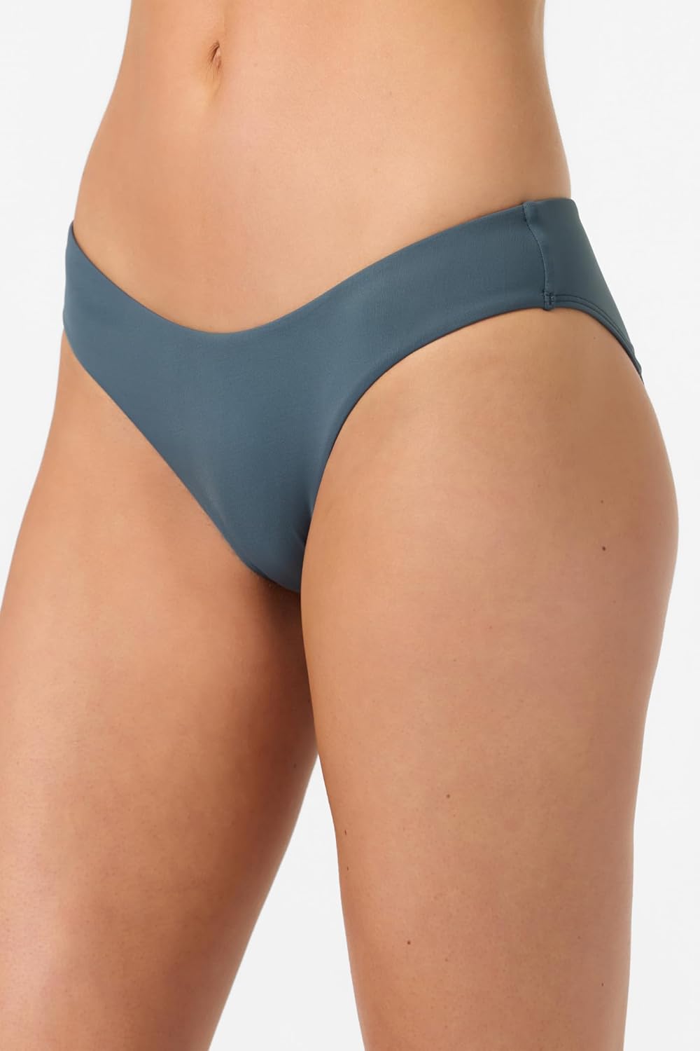 O’Neill Women’s Saltwater Solids Blue Lagoon Full Bikini Bottoms | Wide Strap, Full Coverage