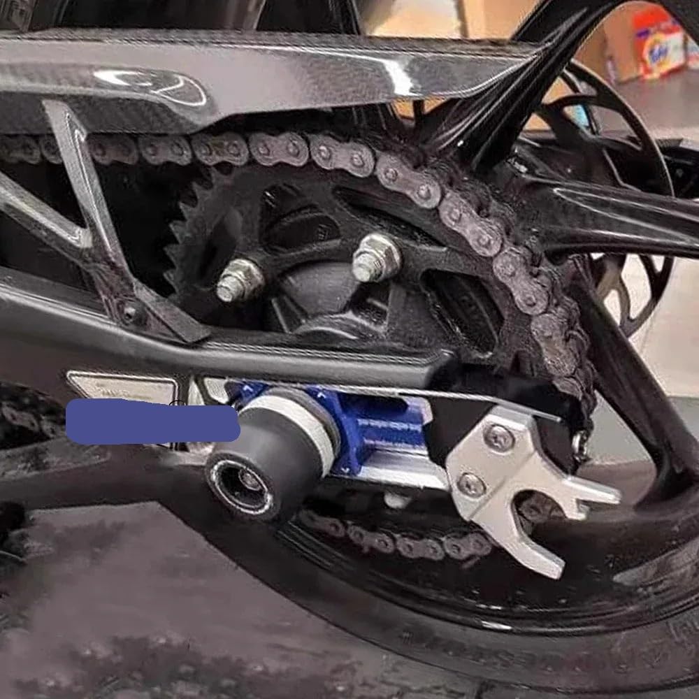 Convient pour Bmw tendeur de réglage réglable en aluminium Tendeur chaîne moto tendeur de chaîne mono vitesse