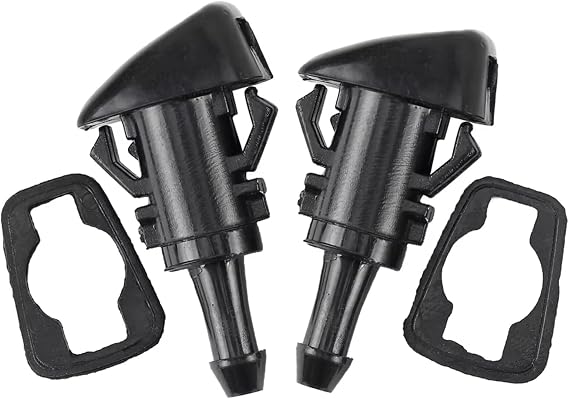 Windshield Washer Nozzles Compatible with Chrysler for 300 2005 2006 2007 2008 2009 2010 2 Pcs Windshield Washer Wiper Nozzles Spray Jet 4805742AB