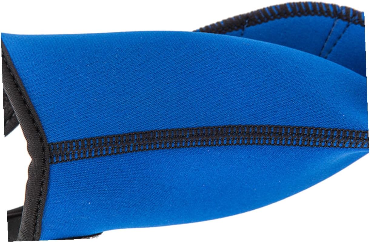 Swimming Gloves Webbed Paddle Aquatic Gloves Blue L Size for Swim Training and Water Fitness