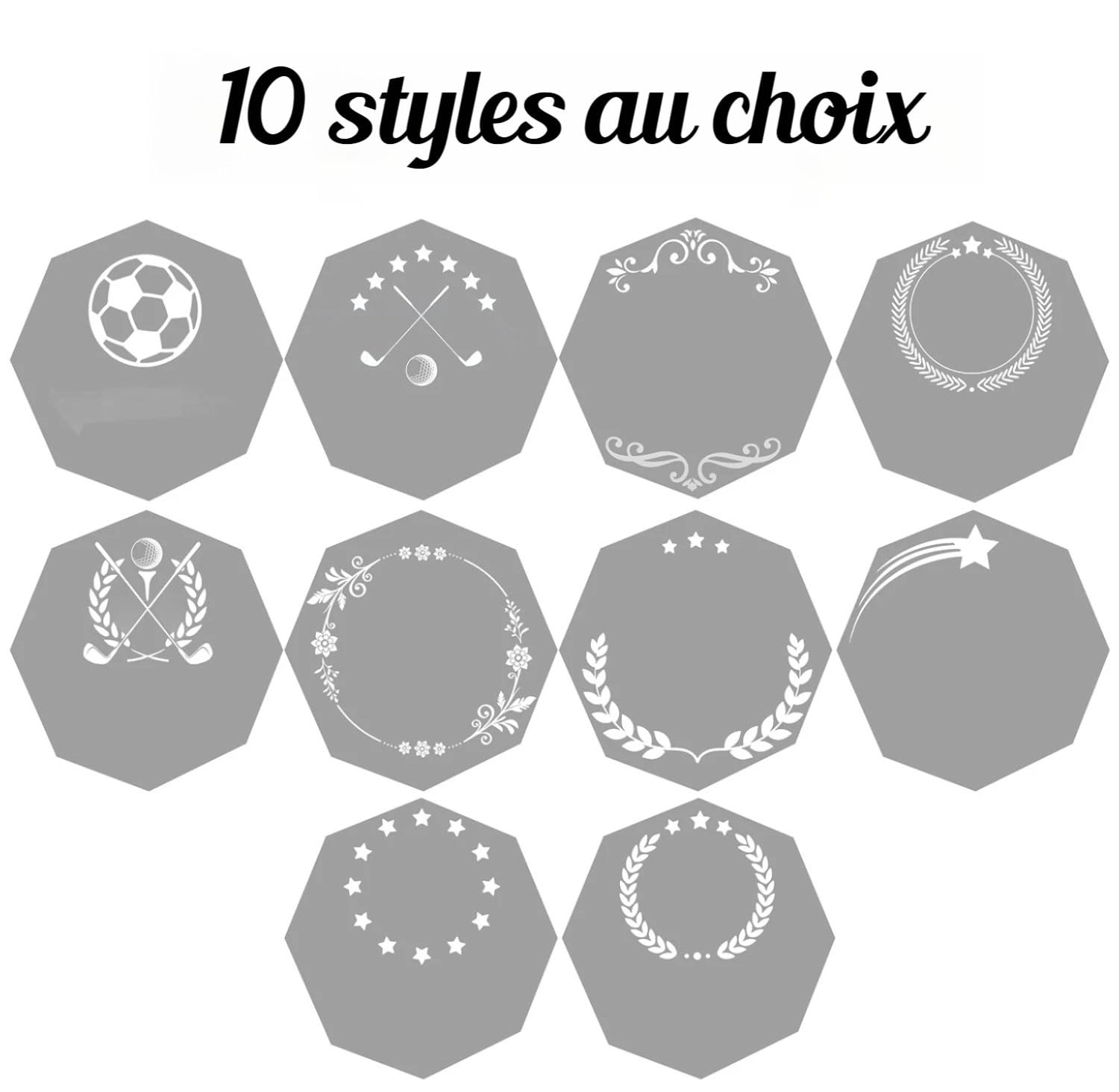 Trophée en Cristal Personnalisé avec Logo/Photo/Texte, Trophées en Verre Personnalisables, Plaques pour Événements d'Entreprise, Tous Sports, Récompense Employé, Reconnaissance, Départ à la Retraite