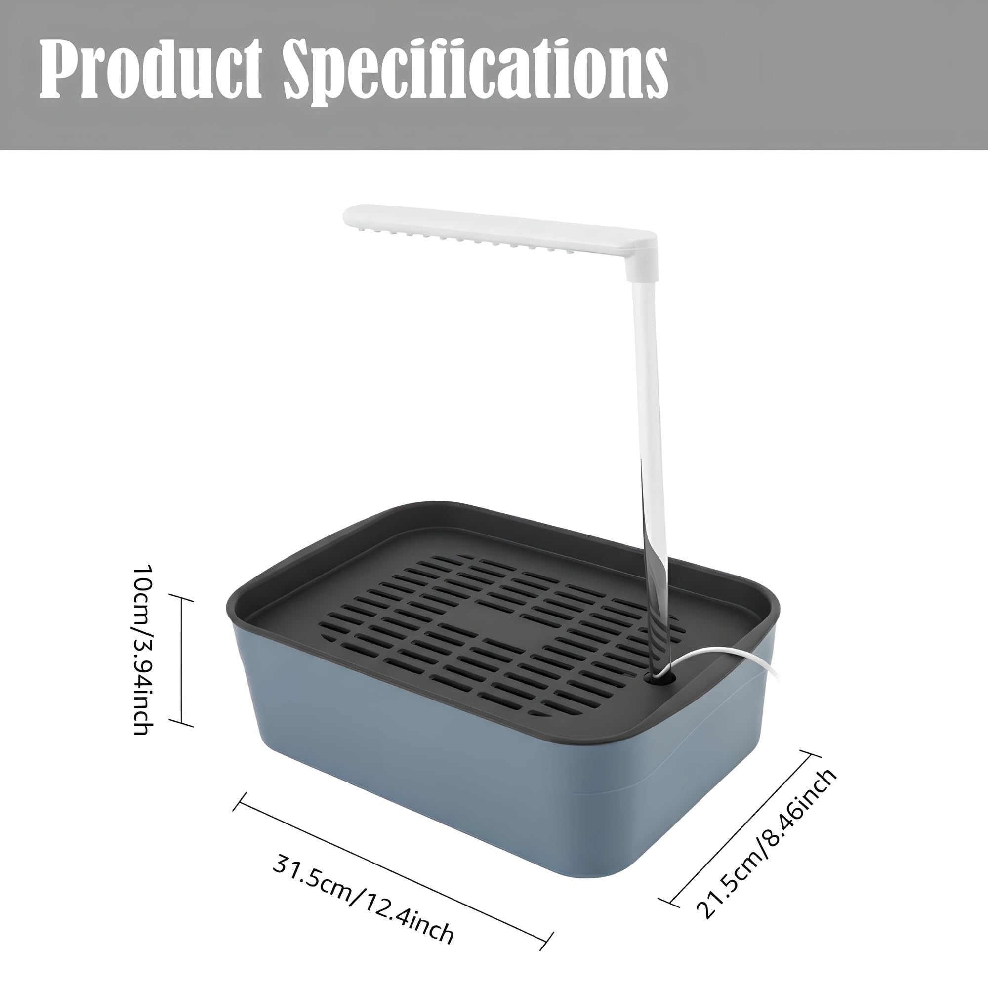 Ducha automática para pájaros con bomba, fuente de flujo de agua ajustable, alimentación por USB, ideal para pájaros pequeños a medianos, incluye accesorio para jaula de loros