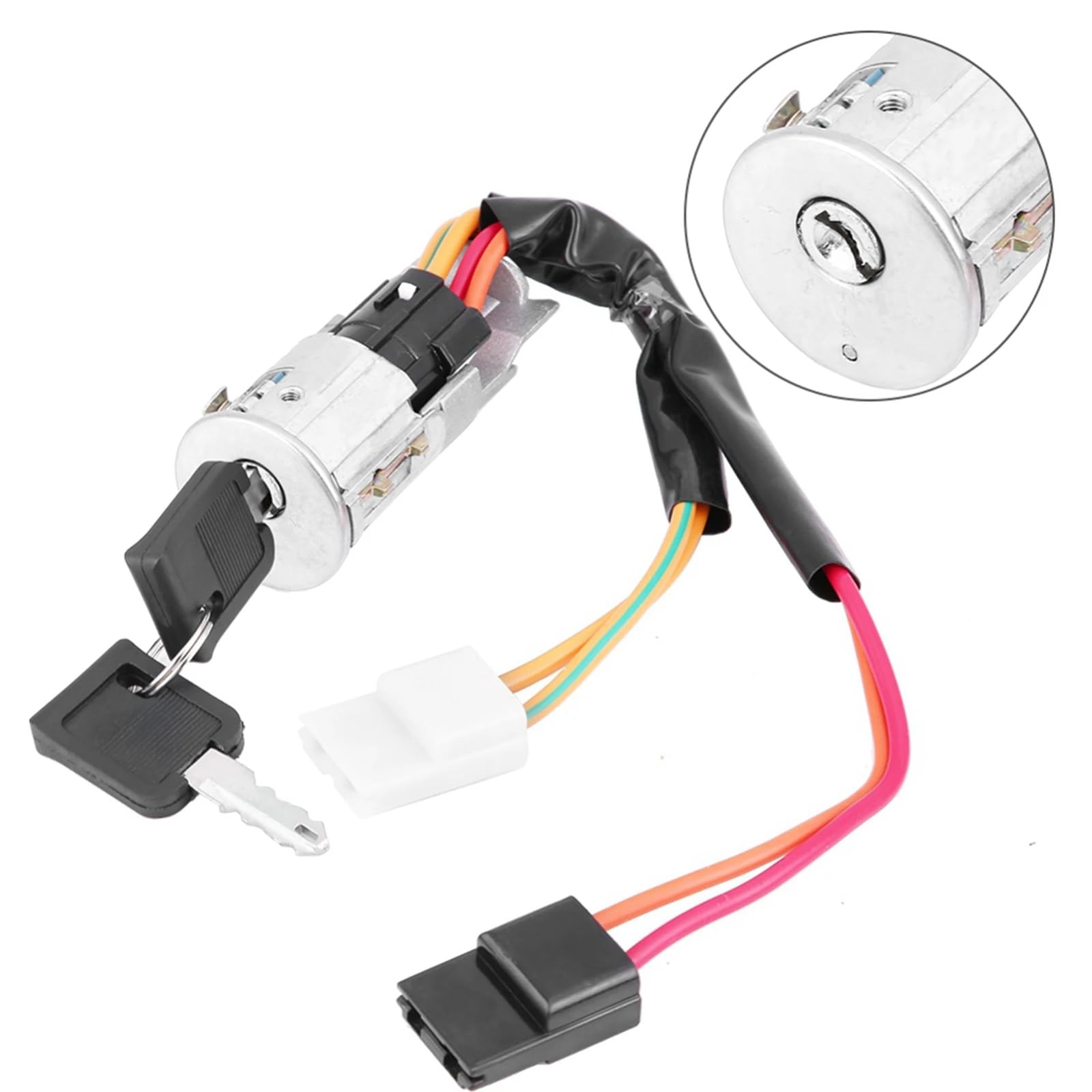 Interruttore Accensione Blocco Interruttore A Cilindro Con Serratura Accensione Con Chiavi Serrature Avviamento Cilindro Accessori Auto Compatibile Con Trafic 2001-2014 OE 7701038365