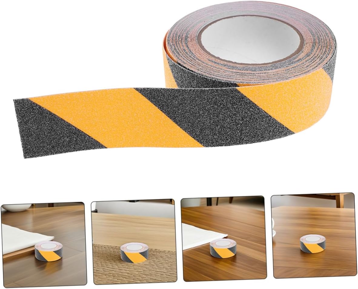 ABOOFAN Anti-slip Pvc Grip Tape for Stairs, Self-adhesive Non-skid Safety Tape, Heavy Duty 2 Rolls 10m X 50mm for Indoor and Outdoor Step Traction