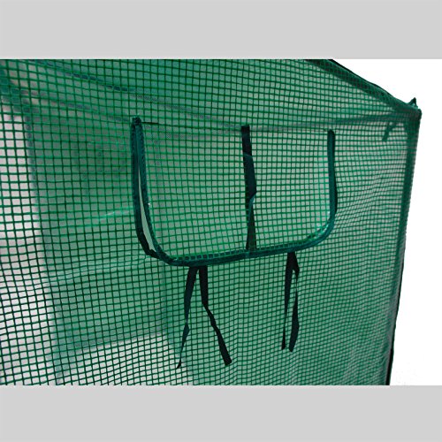 Foto von DEMA Gewächshaus Foliengewächshaus XXL 200x80x170 cm Tomatenhaus für Tomaten, Gemüse & Kräuter im Garten