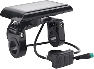 Uxsiya LCD S900 Display Painel de Controle, 36V 48V Bicicleta Elétrica LCD S900 Display Painel de Controle Medidor de Display LCD à Prova d'Água para Bicicleta Elétrica Bicicleta Elétrica LCD Display Meter LCD Display Painel (Protocolo 2)
