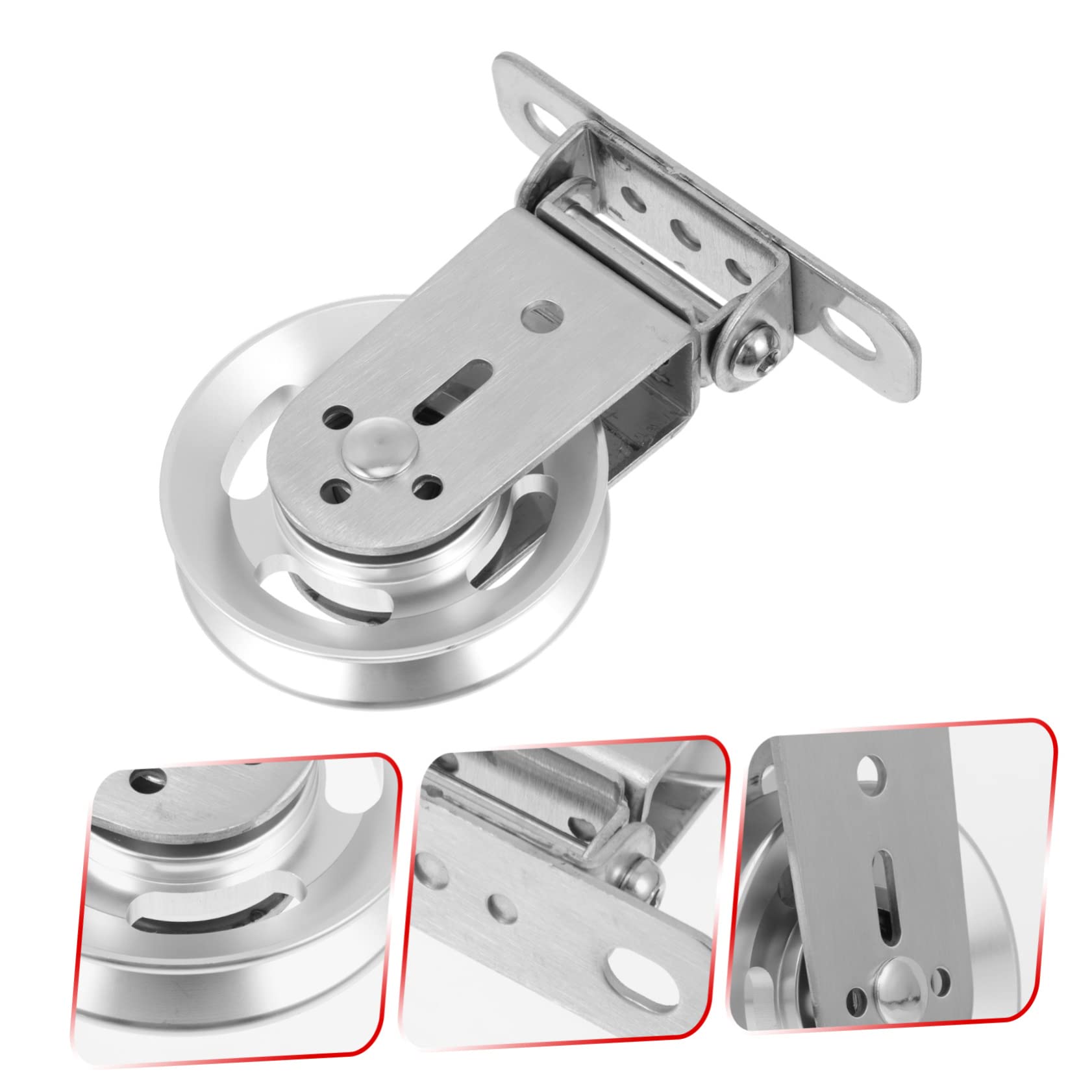 1pezzi Bearing Pulley Alluminio per Attrezzature Fitness Puleggia per Allenamento Casa Accessori per Bodybuilding Ruota Rotante per Design Professionale e Pratico
