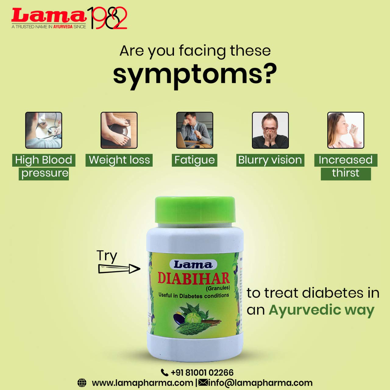 Lama Diabihar 100 gm - Effectively Reduces Blood Sugar Level (Pack of 2) - Image 6 thumbnail