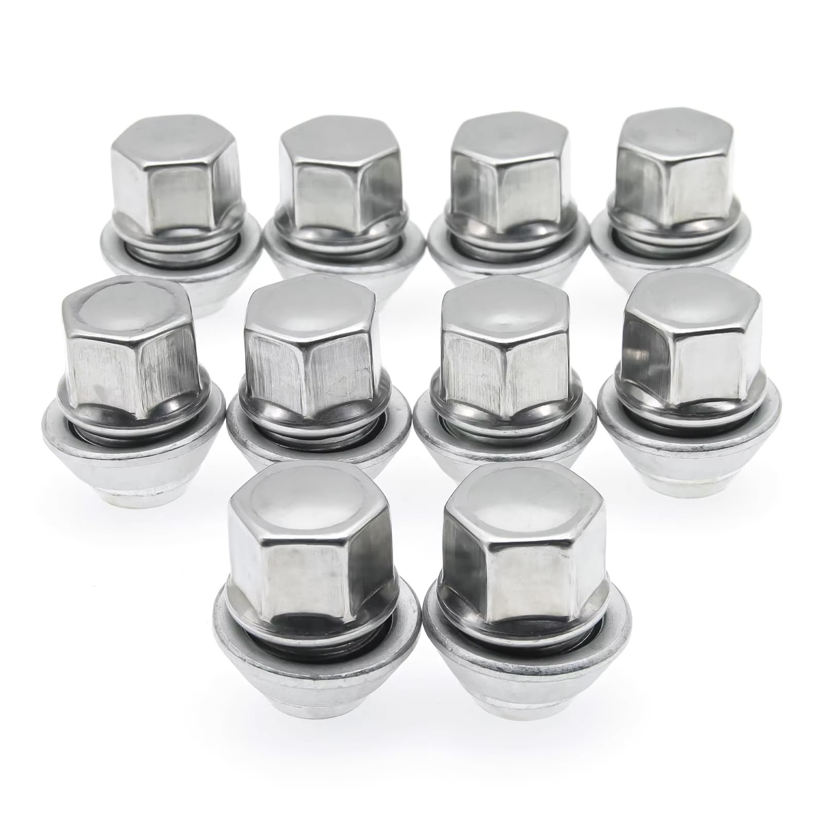 Ruota Bulloni Alette Prigionieri Compatibile Con Ford Per Focus 1998-2018 Per Fiesta 1995-2012 Borchie Ruota Per Auto 19MM M12x1.5 Dado Ruota Per Bullone Vite Pneumatico(20pcs)