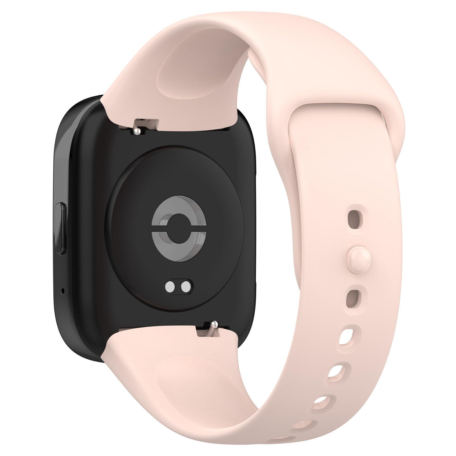 Panda Bobo for Xiaomi Redmi Watch 3 Active /3 Lite Watch Silicone Replacement Sport Bracelet Strap Wristband (Light Pink)